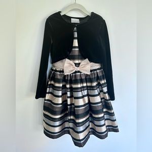 Iris & Ivy party dress with velvet bolero (Size 6Y)